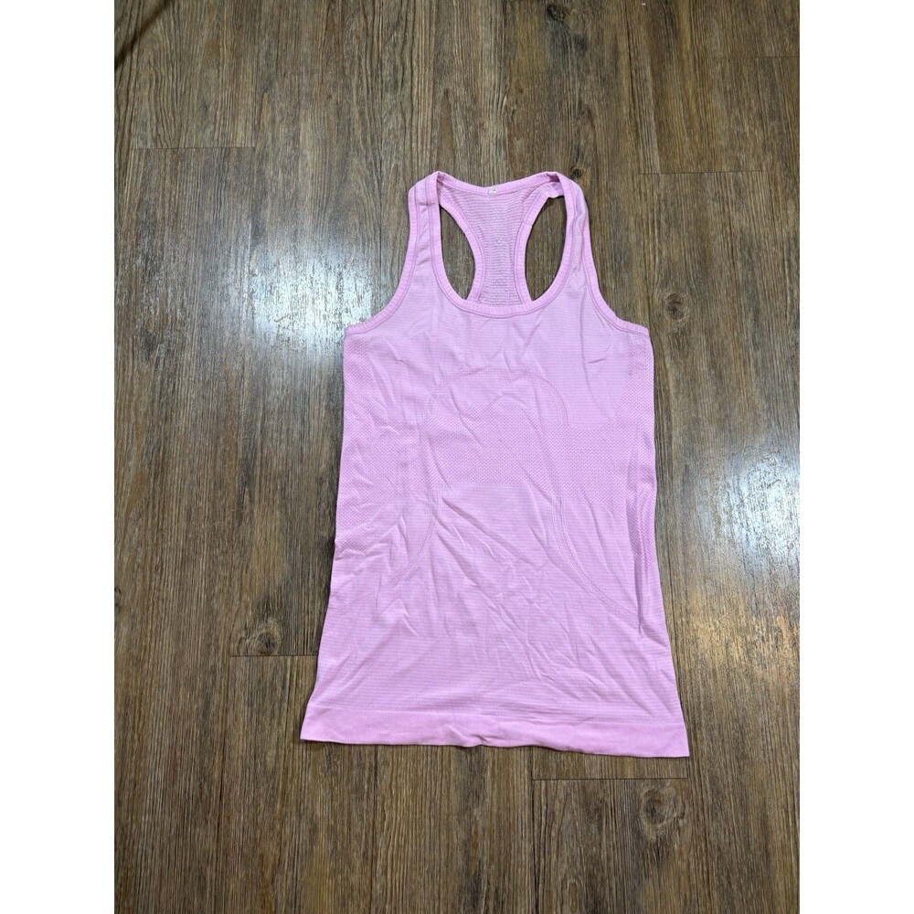 Lululemon Swiftly Racerback Tank Top Pink Size 4 Stretch